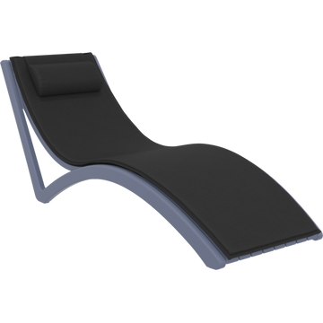 Anthracite / Black Seat Cushion with Pillow