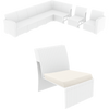 Siesta Monaco Extension Part - White with Cushion
