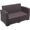 Siesta Monaco Lounge Sofa - Chocolate - No cushion