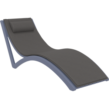 Anthracite / Dark Grey Seat Cushion with Pillow