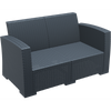 Siesta Monaco Lounge Sofa - Anthracite - No cushion
