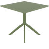 Siesta Sky Table 80 - Olive Green