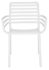 ARM CHAIR DOGA WHITE