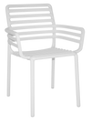 ARM CHAIR DOGA WHITE