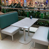 BASE TABLE ARC 800MM X 500MM WHITE