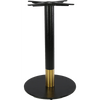 Durafurn Disco Table Base 450DIA - Two Tone - Black/Gold