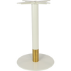 Durafurn Disco Table Base 450DIA - Two Tone - White/Gold