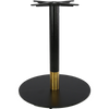 Durafurn Disco Table Base 600DIA - Two Tone - Black/Gold