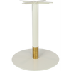 Durafurn Disco Table Base 600DIA - Two Tone - White/Gold