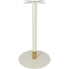 Durafurn Disco Bar Table Base 600DIA - Two Tone - White/Gold