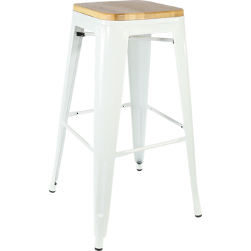 White / Timber Seat
