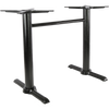 Durafurn Marlo Twin Table Base - Black