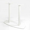 Contour Twin 1200mm Dry Bar Base - White