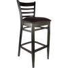 Durafurn Florence Barstool - Chocolate - Chocolate Vinyl Seat