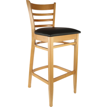 Natural / Chocolate Vinyl Seat