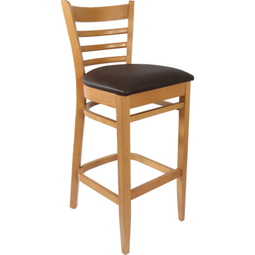 Natural / Black Vinyl Seat
