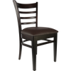 Durafurn Florence Chair - Chocolate - Chocolate Vinyl Seat