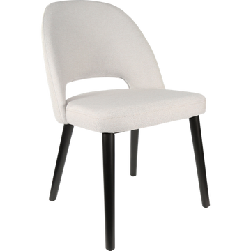 Light Grey Fabric / Black