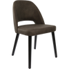 Durafurn Semifreddo Chair - Black Legs/Charcoal Fabric