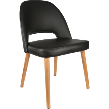 Black Vinyl / Trojan Oak