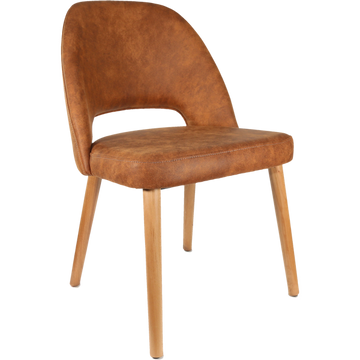 Tan Fabric / Trojan Oak