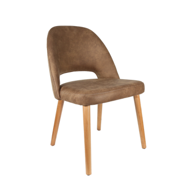 Mocha Fabric / Trojan Oak