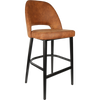 Durafurn Semifreddo Stool - Black Legs/Tan Fabric
