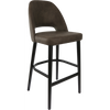 Durafurn Semifreddo Stool - Black Legs/Charcoal Fabric