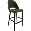 Durafurn Semifreddo Stool - Black Legs/Avocado Velvet
