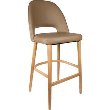 Taupe Vinyl / Trojan Oak
