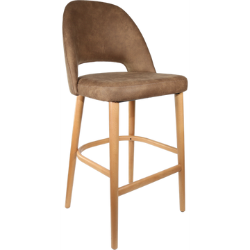 Mocha Fabric / Trojan Oak