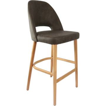 Charcoal Fabric / Trojan Oak