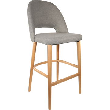 Taupe Fabric / Trojan Oak
