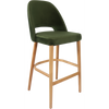 Durafurn Semifreddo Stool - Trojan Oak Legs/Avocado Velvet