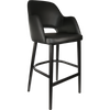 Durafurn Sorbet Stool - Black Legs/Black Vinyl