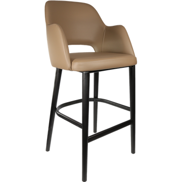 Taupe Vinyl / Black