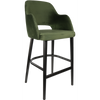 Durafurn Sorbet Stool - Black Legs/Avocado Velvet