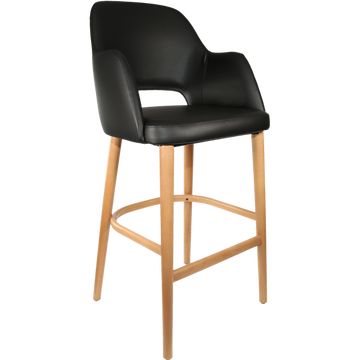 Black Vinyl / Trojan Oak