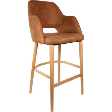 Tan Fabric / Trojan Oak