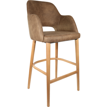 Mocha Fabric / Trojan Oak