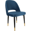 Durafurn Semifreddo Chair with Black Metal 450h Legs