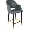 Durafurn Sorbet Counter Stool - Black Metal 650h Legs