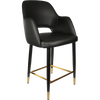 Durafurn Sorbet Counter Stool - Black Metal 650h Legs