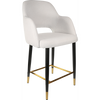 Durafurn Sorbet Counter Stool - Black Metal 650h Legs