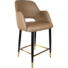 Durafurn Sorbet Counter Stool - Black Metal 650h Legs