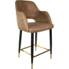 Durafurn Sorbet Counter Stool - Black Metal 650h Legs