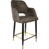 Durafurn Sorbet Counter Stool - Black Metal 650h Legs