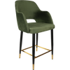 Durafurn Sorbet Counter Stool - Black Metal 650h Legs