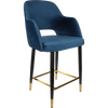 Durafurn Sorbet Counter Stool - Black Metal 650h Legs