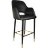Durafurn Sorbet Stool with Black Metal 750h Legs